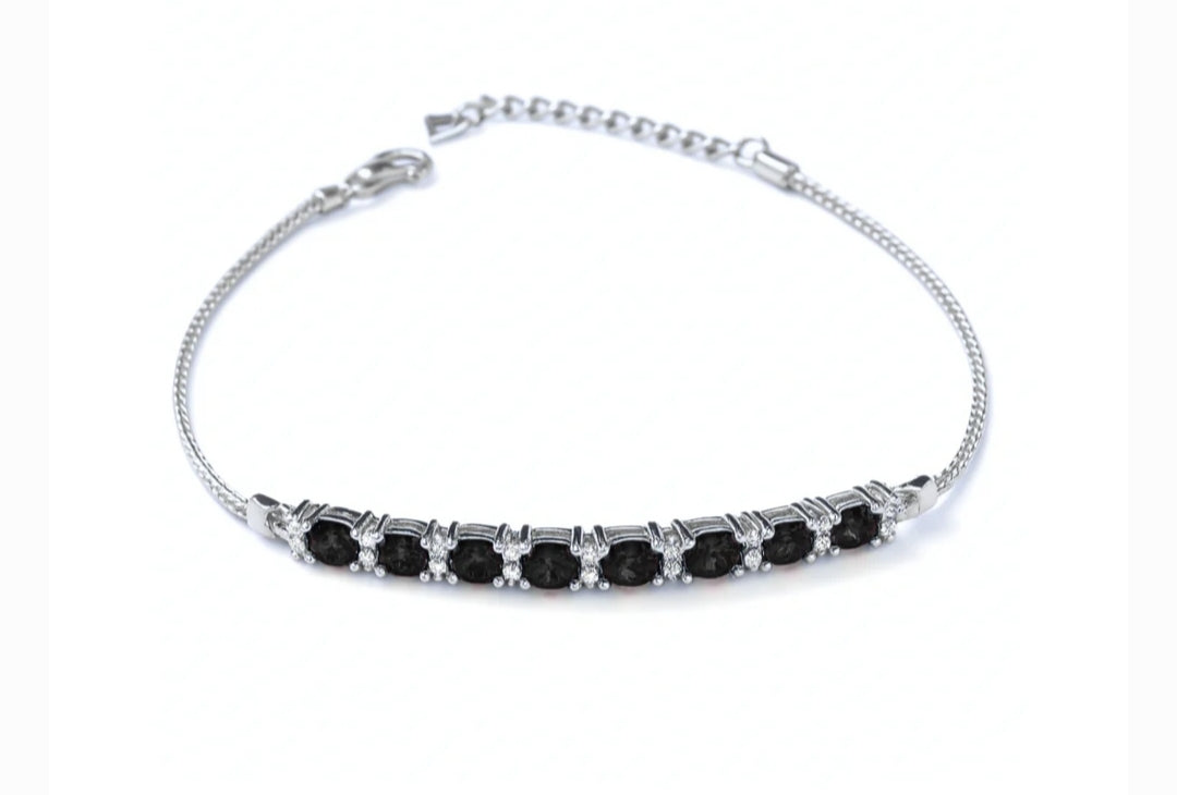 Bracciale in Argento925 e Zirconi Color