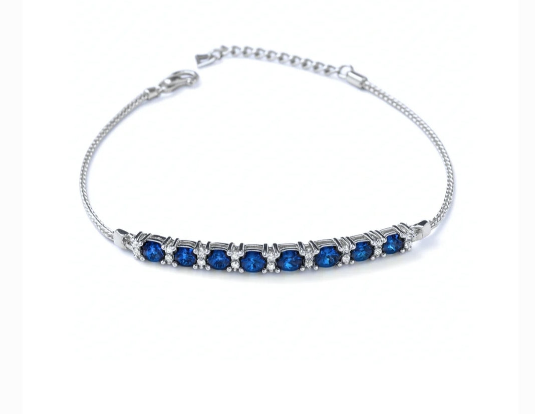 Bracciale in Argento925 e Zirconi Color