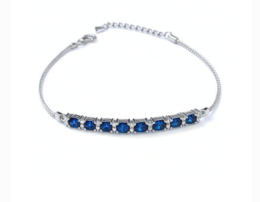 Bracciale in Argento925 e Zirconi Color